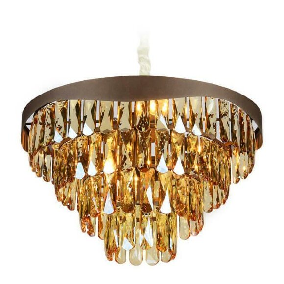 Подвесная люстра Traditional модерн TR5086, Ambrella light цвет: янтарный