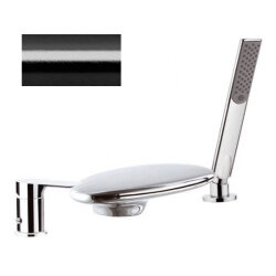 Смеситель на борт ванны, цвет: черный Remer Infinity I07UFCFP