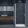 Душевая дверь Vincea (Италия), 80 профиль Хром стекло прозрачное Alpha - VDP-3AL800CL