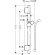 Hansgrohe душевая штанга S Puro 65см со шлангом, Unica, матовый серый арт. 28632340