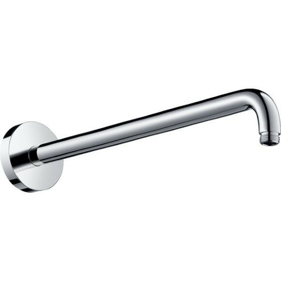 Hansgrohe душевой кронштейн настенный 389 мм, глянцевый хром арт. 27413000