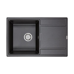 Кухонная мойка из кварца Flugen Paulmark 780х500 мм, PM217850-BL цвет: черный