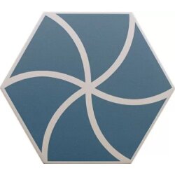 Керамогранит FANCY WAVES OCEAN 20x23 см DNA Tiles  арт. 127014