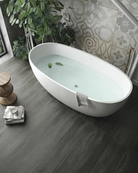 Ванна из искусственного камня NT308 1700 PULSANTE NT BAGNO цвет: белый матовый