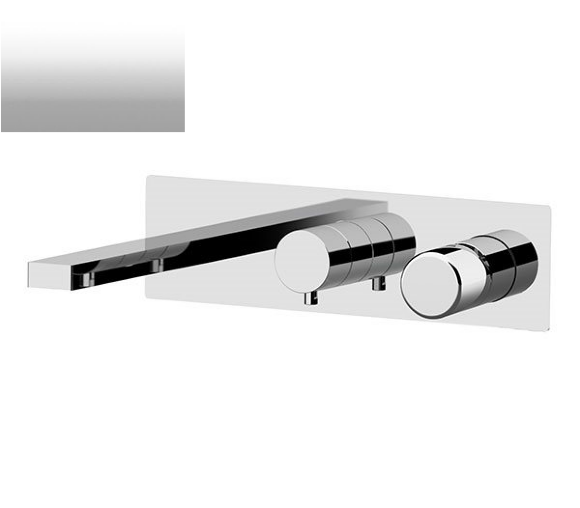 Смеситель для ванной и душа DT54D2BO DOT скрытого монтажа Remer (белый)