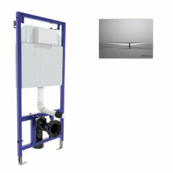 Инсталляция для скрытого монтажа унитаза кнопка f2 матовый Novum Berges арт. 040252