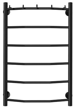 Полотенцесушитель водяной, черный, Secado 80x60, Милан 1 К - 4673739226278