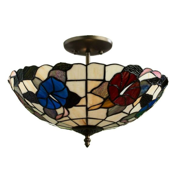 Потолочный светильник, вид тиффани Florizel Arte Lamp цвет:  бежевый - A3165PL-2BG