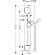 Hansgrohe душевая штанга S Puro 65см со шлангом, Unica, матовый черный арт. 28632670