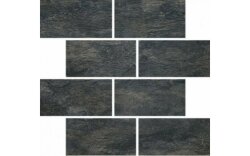 Мозаика Ardoise Noir 7,5x15 6mm 30x30 Muretto Rex арт. 747792