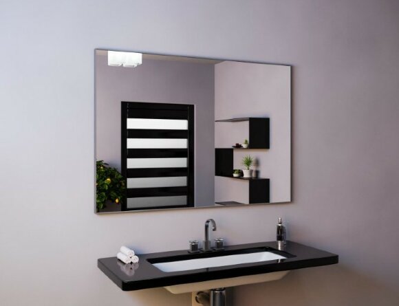Зеркало без подсветки в ванную Miralls Galla New 600х900 мм