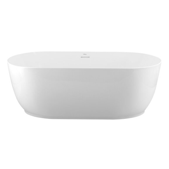 BelBagno Акриловая ванна 170x80, отдельностоящая, овальная, белая, арт. BB413-1700-800-MATT
