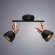 Спот, вид лофт 1677 Arte Lamp цвет:  черный - A1677PL-2BK