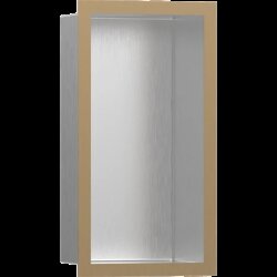 Hansgrohe настенный короб с цветом корпуса и дизайнерской рамой, 30х15х10 см, XtraStoris Individual, матовая нержавеющая сталь арт. 56094140 Hansgrohe настенный короб с цветом корпуса и дизайнерской рамой, 30х15х10 см, XtraStoris Individual, матовая нержавеющая сталь арт. 56094140