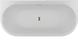 Акриловая ванна DESIRE 180x84 WALL MOUNTE B2W Velvet White RIHO арт. BD07 (BD0710500K00133)