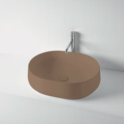 Раковина накладная 56х44см, без отв. KERASAN F10, 460588 цвет: bruno Matt