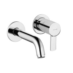 Однорычажный смеситель для раковины, хром глянцевый, ZENTA Kludi арт. 382440575