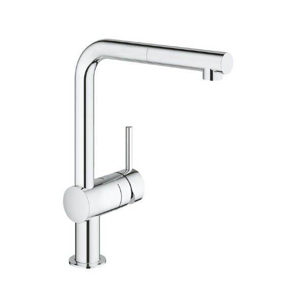 Смеситель для кухни с вытяжным изливом (хром) GROHE Minta арт. 32168000