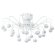 Потолочная светодиодная люстра, вид дизайнерский Dexter Arte Lamp цвет:   - A3619PL-24WH