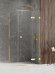 Душевое ограждение P 120x100x200 Avexa gold New Trendy золото арт. EXK-1687