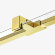 Душевое ограждение P 120x100x200 Avexa gold New Trendy золото арт. EXK-1687