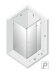 Душевое ограждение P 120x100x200 Avexa gold New Trendy золото арт. EXK-1687