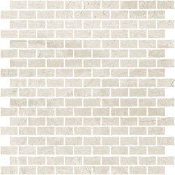 Мозаика Ardoise Blanc 1,5x3 6mm Mos,30x30 Rex арт. 747812