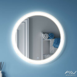 Зеркало с подсветкой Solis D 800 х 34, ALAVANN арт. 00000006428\1 Зеркало с подсветкой Solis D 800 х 34, ALAVANN арт. 00000006428\1