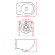 Унитаз подвесной безободковый, с креплениями, ARTCERAM File 2.0 - FLV004 13 00, цвет: Оранжевый