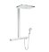 Hansgrohe душевая система с термостатом, Rainmaker Select, матовый хром арт. 27029400