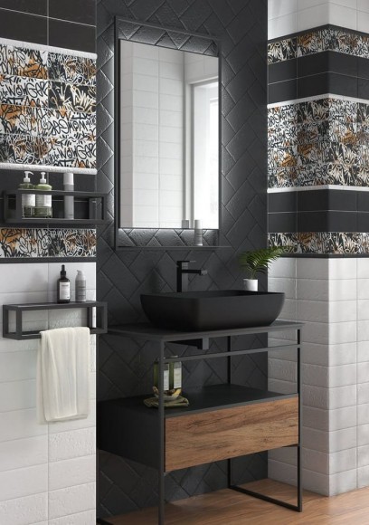 Kerama Marazzi Граффити 19066 Серый 20x9,9 - керамическая плитка и керамогранит Kerama Marazzi Граффити 19066 Серый 20x9,9 - керамическая плитка и керамогранит
