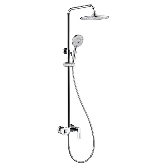 Душевая стойка, GL-9102-С, Chrome, Black&White арт. 9102С