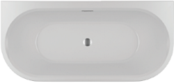 Акриловая ванна DESIRE 180x84 WALL MOUNTE B2W Velvet White RIHO арт. BD07 (BD07105S1WI1144)
