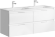 AQWELLA Accent Подвесная тумба с четырьмя ящиками в белом цвете с умывальником из литьевого мрамора - ACC0112W