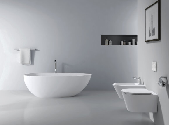 Ванна из искусственного камня NT312 1500 PETALO NT BAGNO цвет: белый матовый