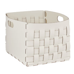 Корзинка Bottega ADJ Италия, 35x40xH30 цвет: белый (панна котта) арт. 1048.10/16 Корзинка Bottega ADJ Италия, 35x40xH30 цвет: белый (панна котта) арт. 1048.10/16