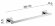Полотенцедержатель, длина 35 см, Atena Gedy, хром арт. 4421/30(13)