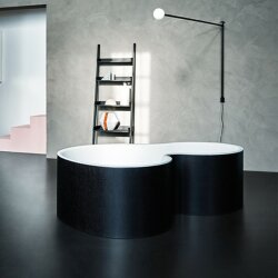 Ванна отдельностоящая 183.5x136.5x56.5 см, DR Agape, серый матовый - AVAS1090ZGE