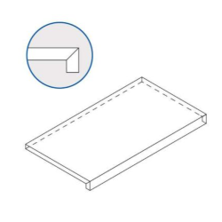 Ступень Italon Skyfall X2 620070001562 Grigio Scalino Frontale 33×60 Ступень Italon Skyfall X2 620070001562 Grigio Scalino Frontale 33×60