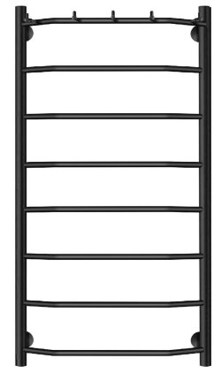 Полотенцесушитель водяной, черный, Secado 100x60, Агата 1 К - 4673739223024
