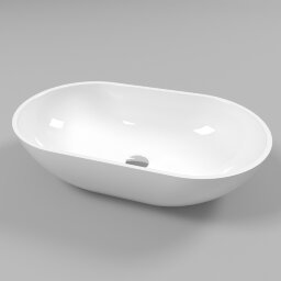 Раковина 60х35 Whitecross Amber 0716.060035.100 цвет: белый глянец