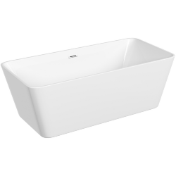 Ванна отдельностоящая, акриловая 1700x800x580мм, слив-перелив в комплекте, Dama SANCOS, белый - FB05