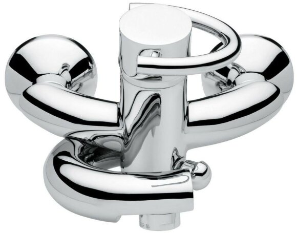 Смеситель для ванной, Emmevi Twist, 6601CR цвет: хром