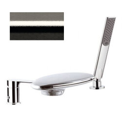 Смеситель на борт ванны, цвет: никель Remer Infinity I07UFNP