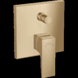 Hansgrohe смеситель для ванны скрытого монтажа, со встроенной защитной комбинацией, Metropol, матовая бронза арт. 32546140 Hansgrohe смеситель для ванны скрытого монтажа, со встроенной защитной комбинацией, Metropol, матовая бронза арт. 32546140