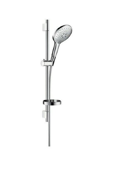 Hansgrohe душевой гарнитур со штангой 65см и мыльницей, Raindance Select S, глянцевый хром арт. 27802000