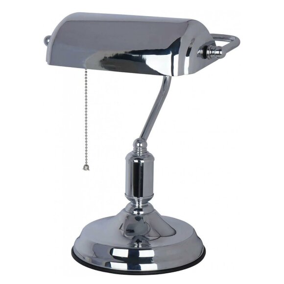 Настольная лампа, вид хай-тек Banker Arte Lamp цвет:  хром - A2494LT-1CC