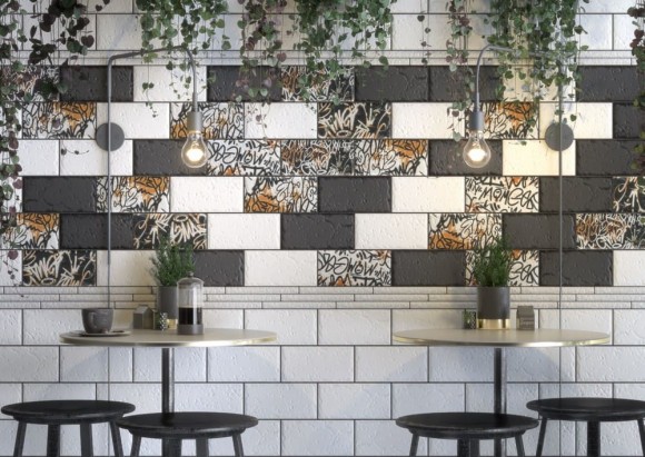 Kerama Marazzi Граффити 19065 Серый Светлый 20x9,9 - керамическая плитка и керамогранит Kerama Marazzi Граффити 19065 Серый Светлый 20x9,9 - керамическая плитка и керамогранит