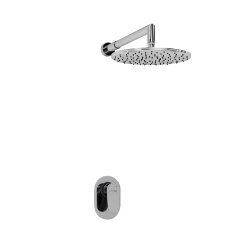 Встраиваемый комплект для душа с верхней душевой насадкой A12030 WasserKRAFT Donau 5300 цвет: Хром Встраиваемый комплект для душа с верхней душевой насадкой A12030 WasserKRAFT Donau 5300 цвет: Хром