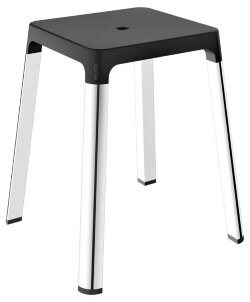 Keuco Стульчик для ванной, Axess, 35082 010037 цвет: хром, черный Keuco Стульчик для ванной, Axess, 35082 010037 цвет: хром, черный